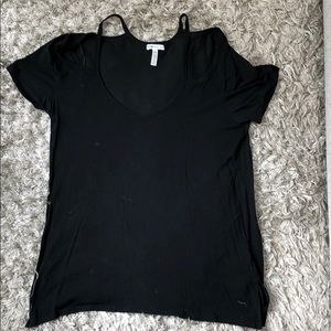 “PINK” Victoria secret cold shoulder tshirt
